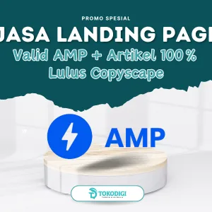 Jasa Pembuatan Landing Page AMP + Artikel 100% Lulus Copyscape