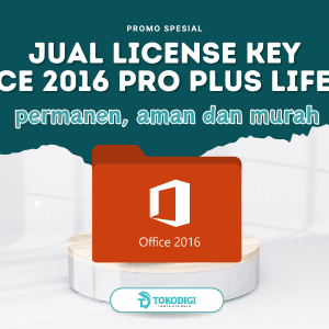 Jual Microsoft Office 2016 Pro Plus Original - Lisensi Resmi, Lifetime Aktivasi