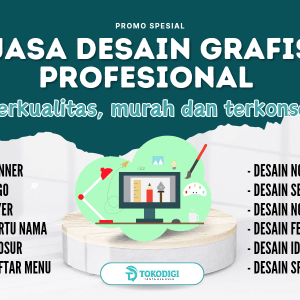 Jasa Desain Grafis Banner Spanduk Sertifikat Brosur ID Card Feed Daftar Menu Dll
