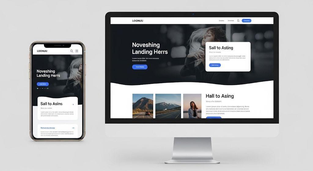 ukuran landing page yang responsif