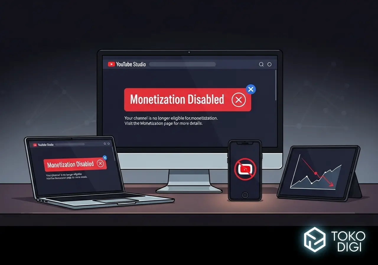 Cara Mengaktifkan Kembali Monetisasi YouTube yang Dinonaktifkan