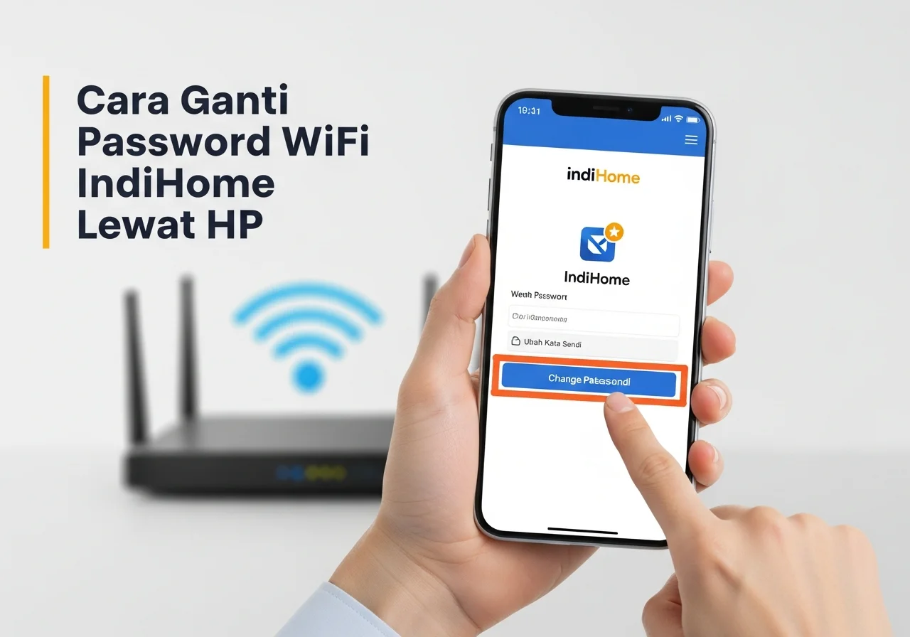 Cara Ganti Password WiFi IndiHome Lewat HP