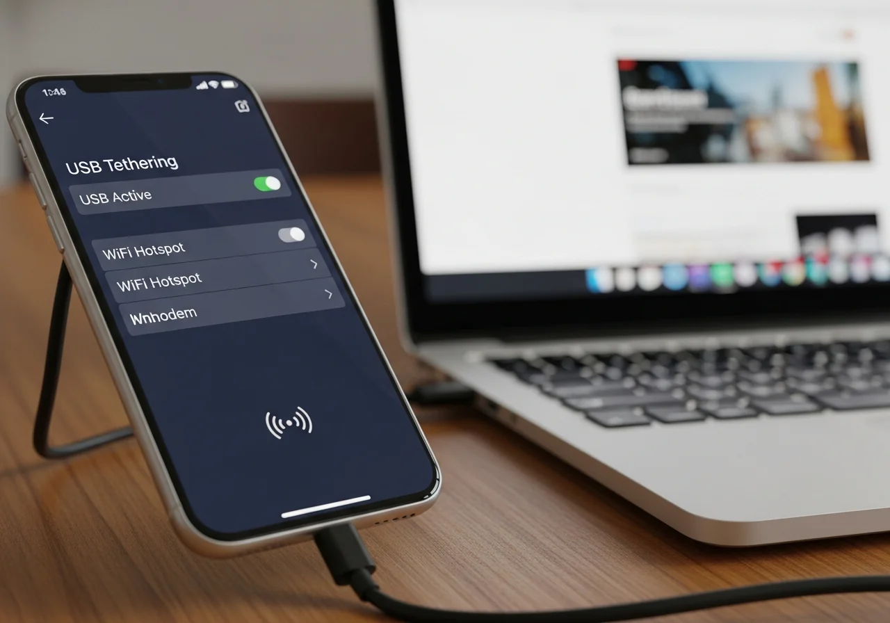 Cara Menggunakan HP Sebagai Modem WiFi (Tethering USB)