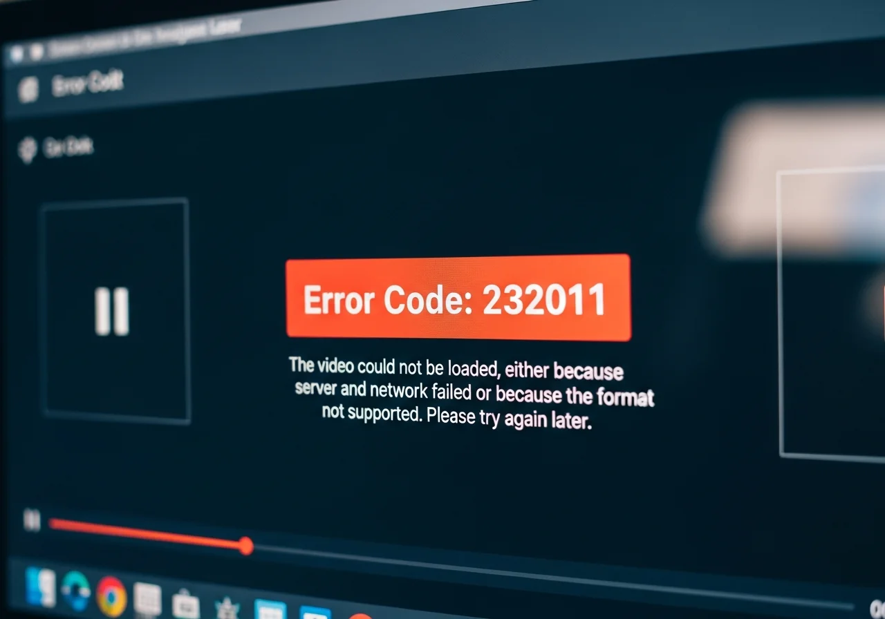 Cara Mengatasi Error Code 232011 pada Pemutar Video