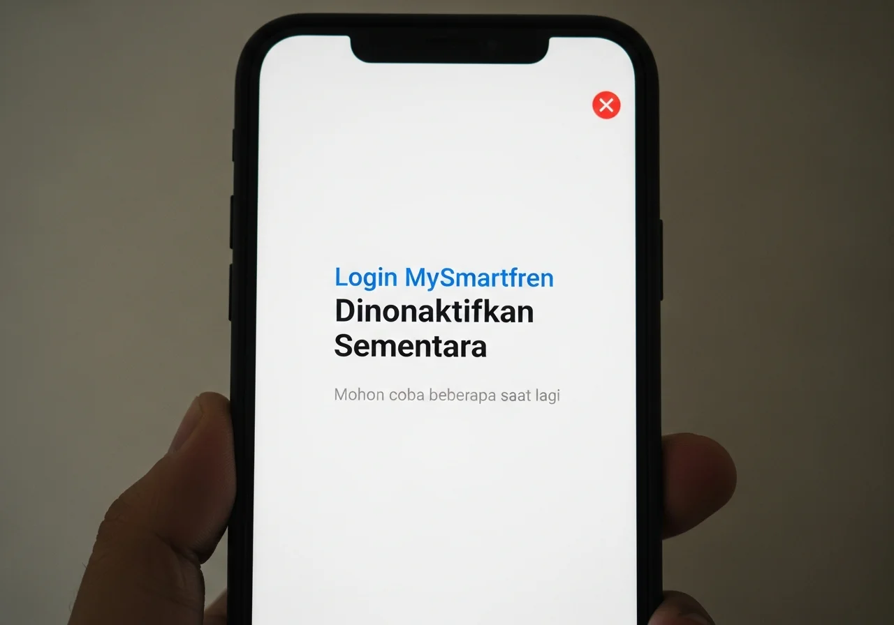 Penyebab Login MySmartfren Dinonaktifkan Sementara