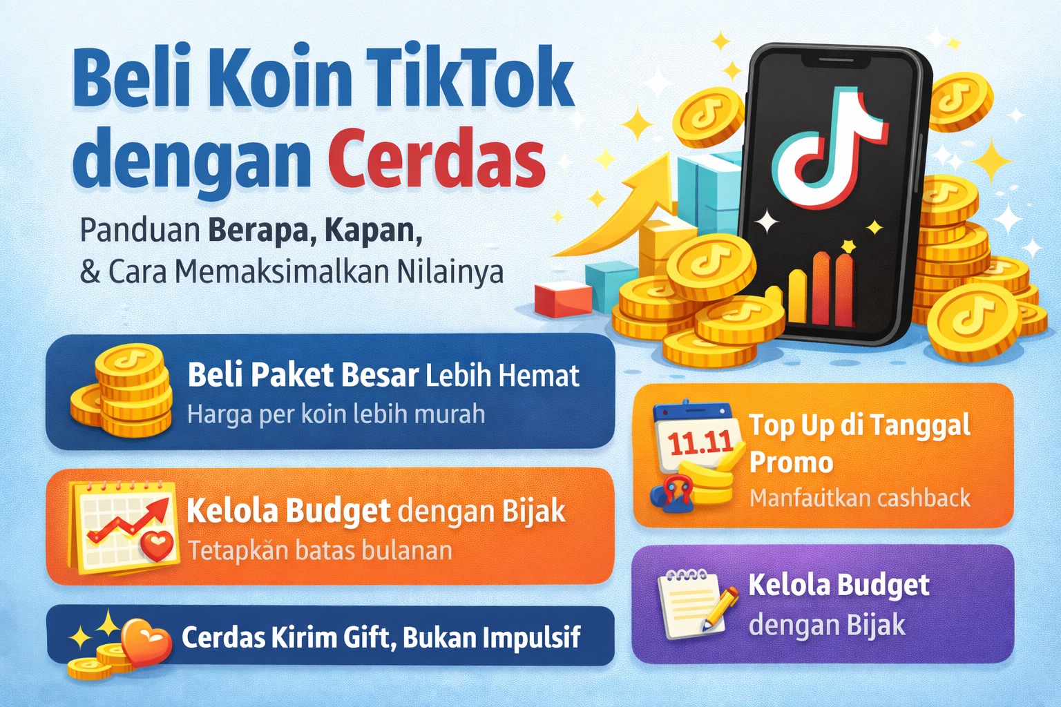 Beli Koin TikTok : Panduan Smart Buyer agar Tidak Rugi