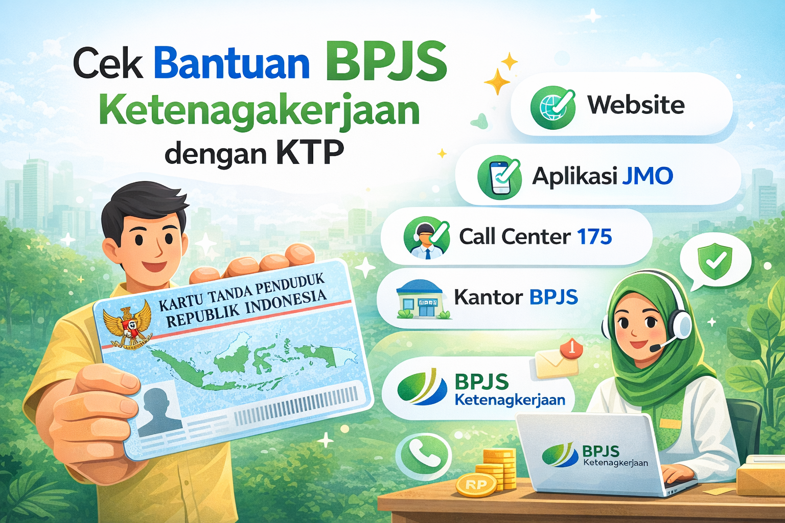Cek Bantuan BPJS Ketenagakerjaan dengan KTP Panduan 2026