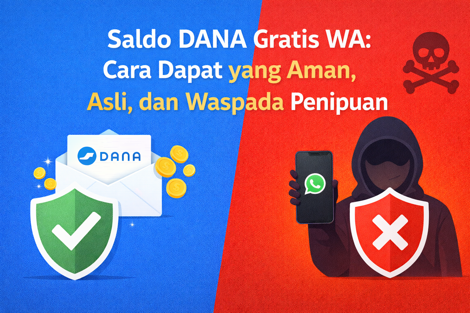 Saldo DANA Gratis WA Cara Asli + Waspada Penipuan