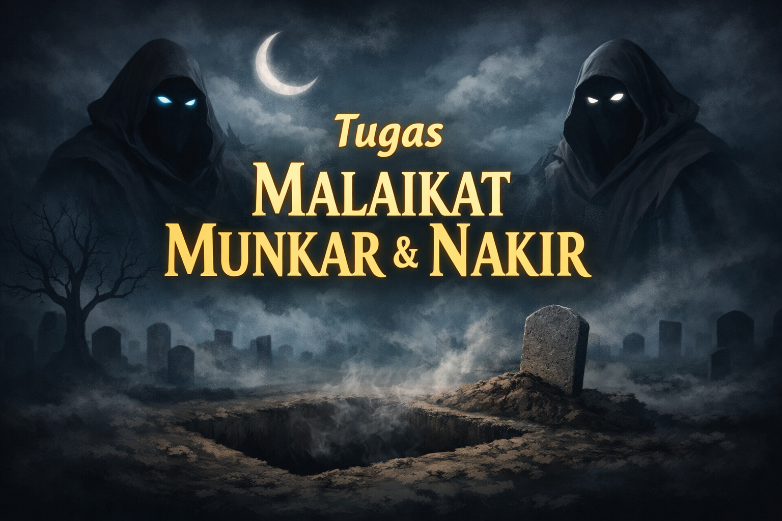 Tugas Malaikat Munkar dan Nakir Dalil & Penjelasan Lengkap
