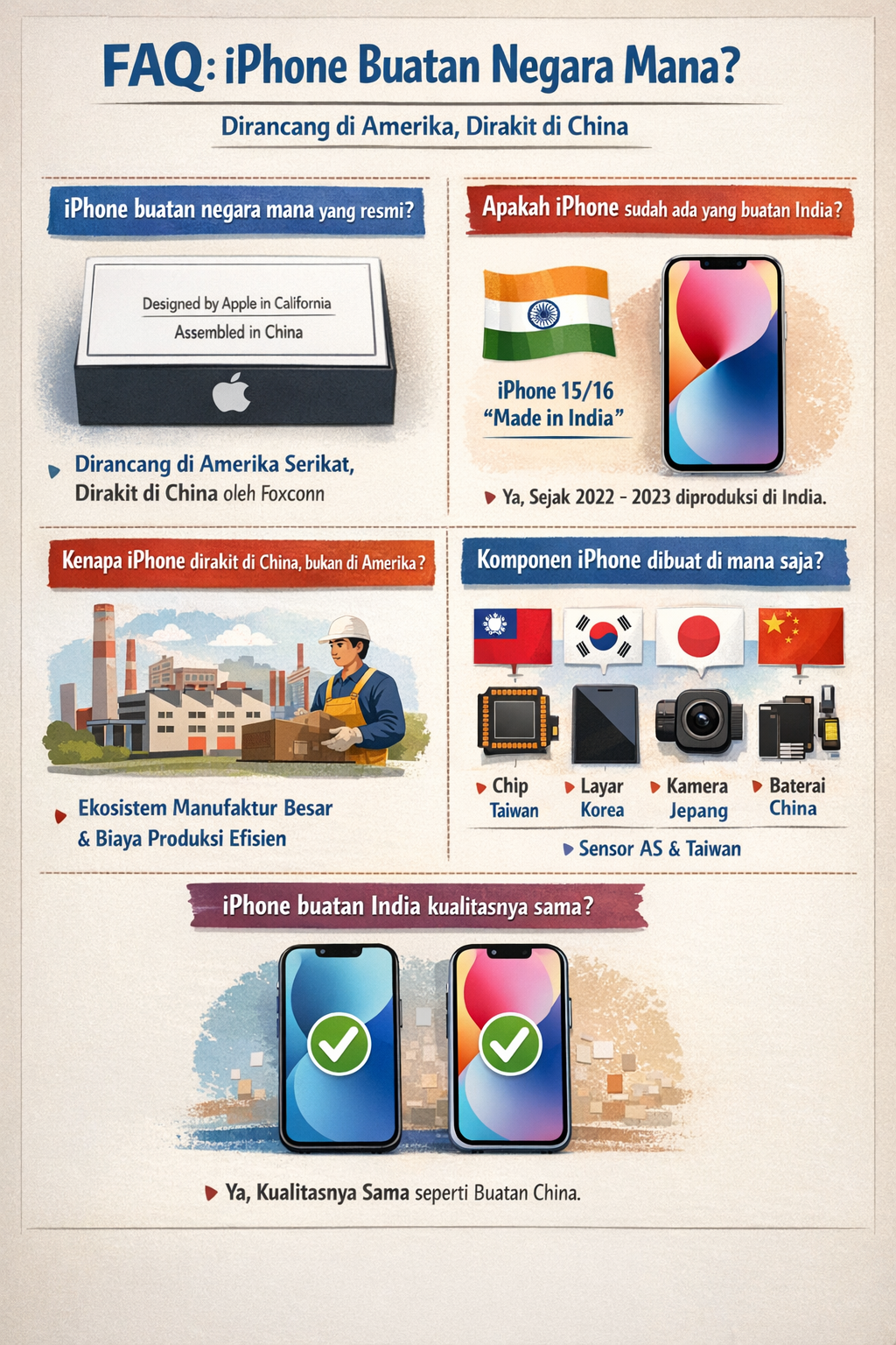 iPhone Buatan Negara Mana ? Jawabannya Lebih Kompleks dari Dugaanmu