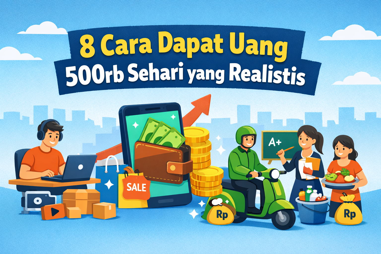 Cara Dapat Uang 500rb Sehari 8 Metode Terbukti 2026