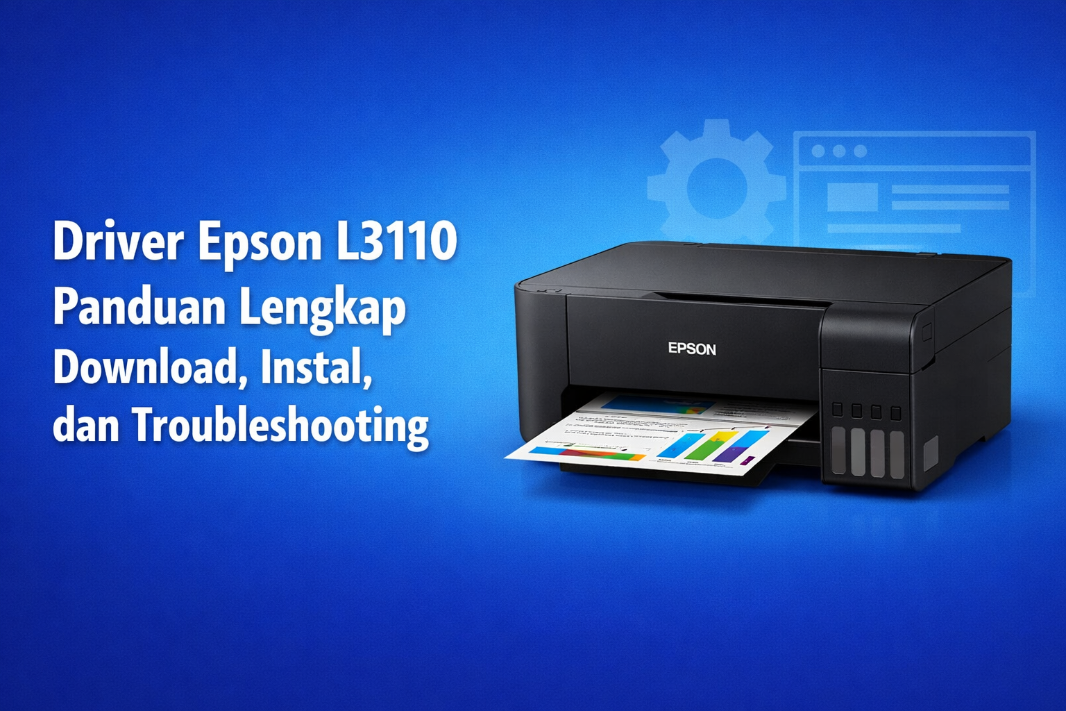 Driver Epson L3110 : Download & Cara Instal Windows 10/11