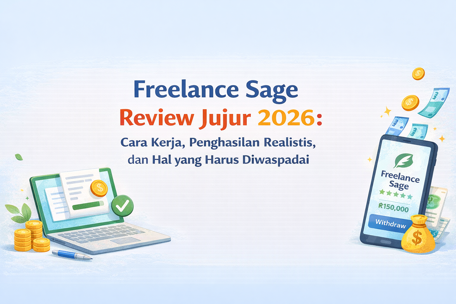 Freelance Sage Review Jujur Cara Kerja, Penghasilan & Risiko
