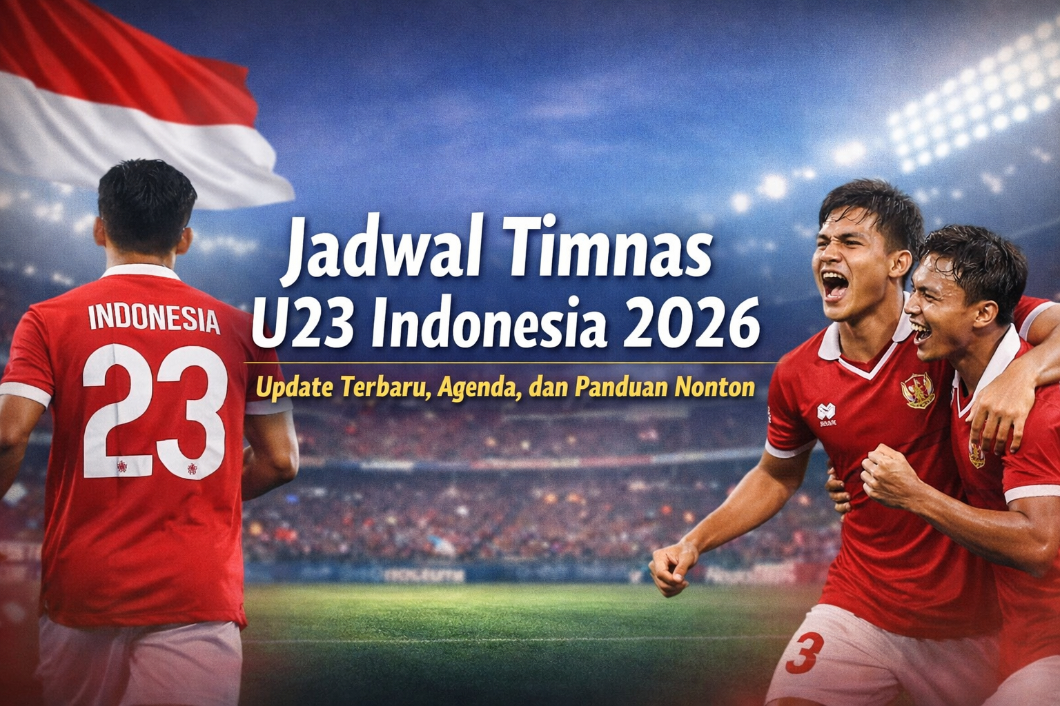 Jadwal Timnas U23 Agenda 2026, Cara Pantau & Update Terbaru