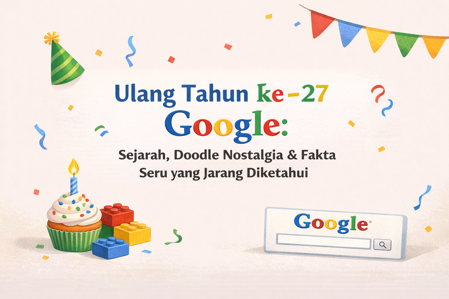 Ulang Tahun ke-27 Google Sejarah, Doodle & Fakta Seru