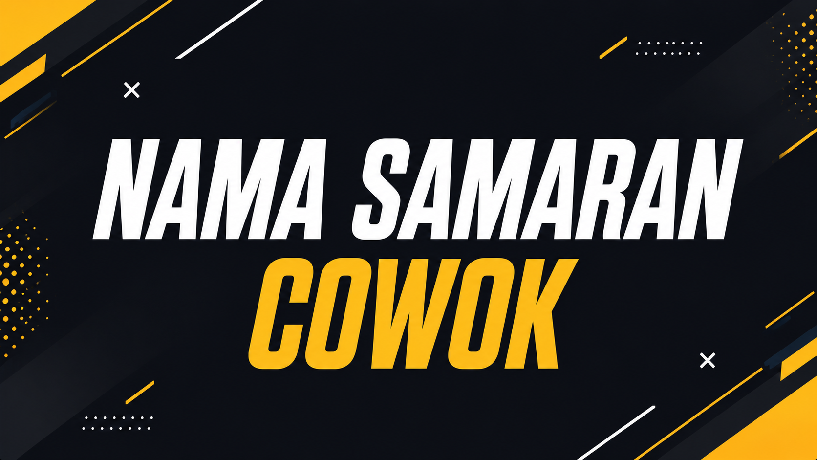 Nama Samaran Cowok : 150+ Inspirasi Keren & Unik 2026