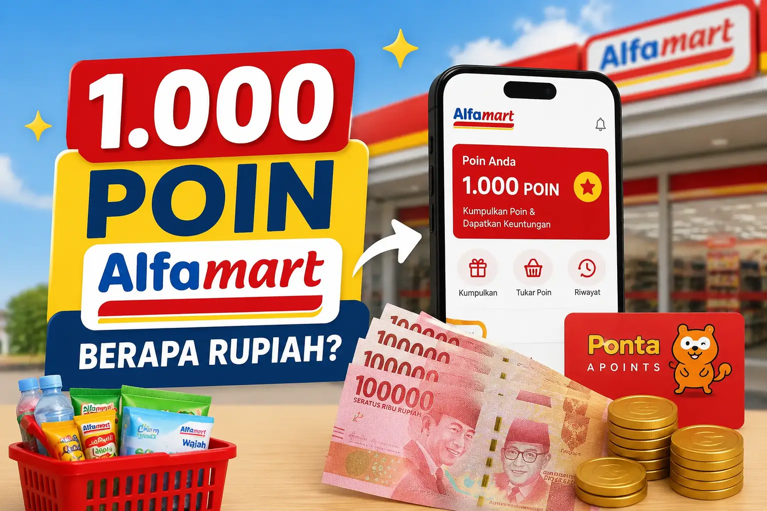 1.000 Poin Alfamart Berapa Rupiah?