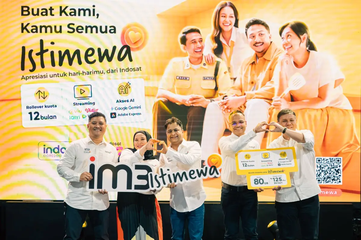 IM3 Istimewa 80GB Rp125.000: Paket Prabayar dengan Bonus AI, Streaming, dan Roaming