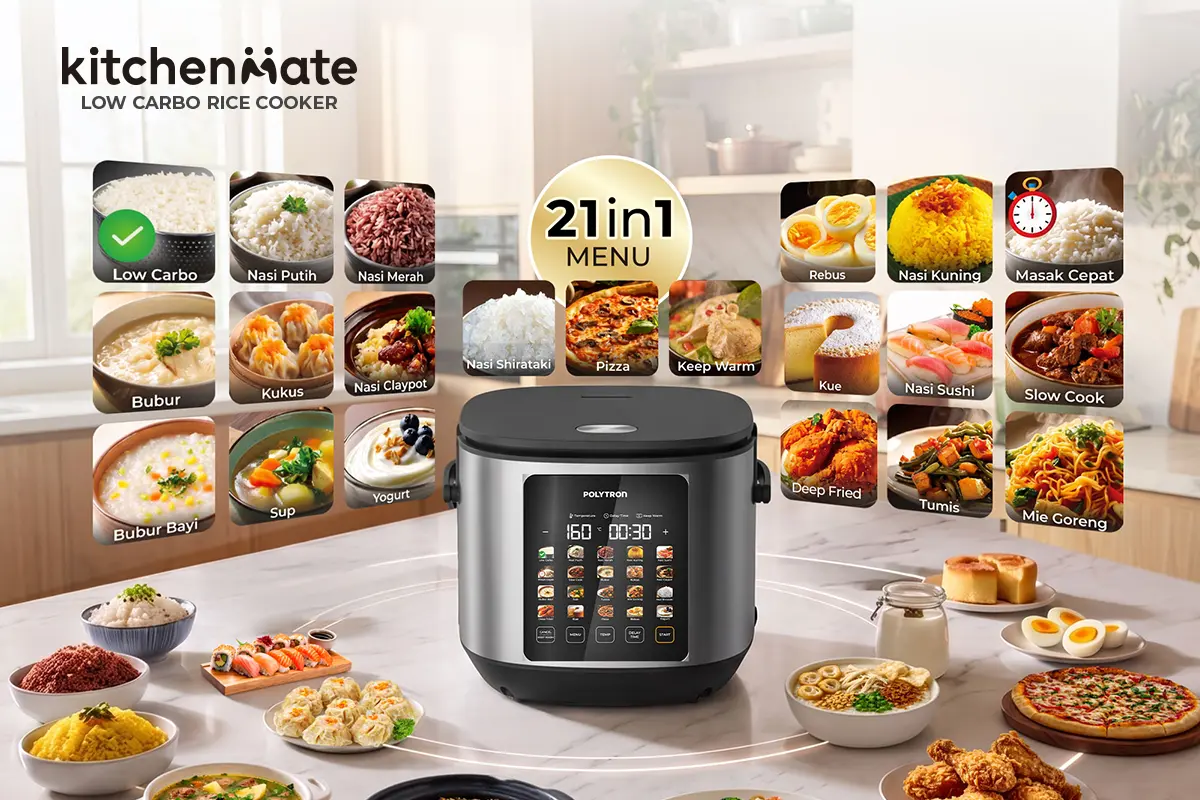 Polytron Luncurkan Oven Listrik dan Rice Cooker untuk Tingkatkan Kesehatan
