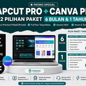 Canva Pro dan CapCut Pro Private Bundling 6 Bulan dan 1 Tahun